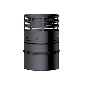Monoparete inox verniciato nero