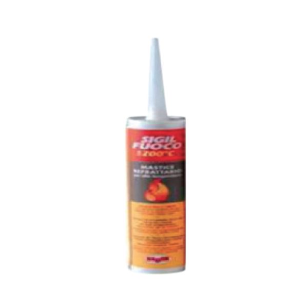 SIGILL 1200. REI 180. Resistente  al fuoco diretto sino a 1200 C verniciabile. Aderisce a metalli mattoni e cemento