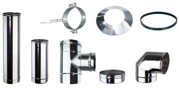 kit tubi acciaio inox 316 L BA dn 80