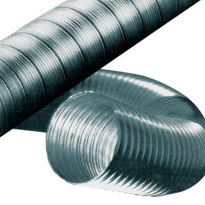 Elemento flessibile doppiaparete interno liscio in AISI 316L