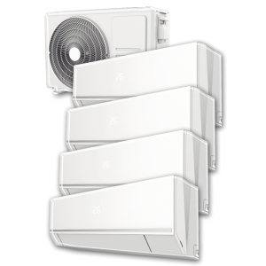 Condizionatore QUADRI SPLIT 99912 A PARETE mod. HARMONY 3x9000 + 12000 BTU/H A+++ R32