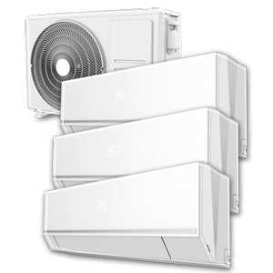 Condizionatore TRIO SPLIT 777 A PARETE mod. HARMONY 7000 + 7000 + 7000 BTU/H R32 A+++